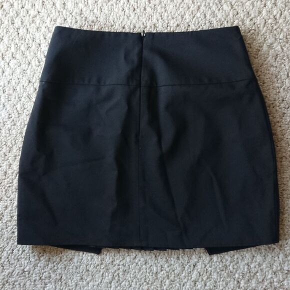 TIBI middle Pleated black mini skirt size 0 - Picture 2 of 11